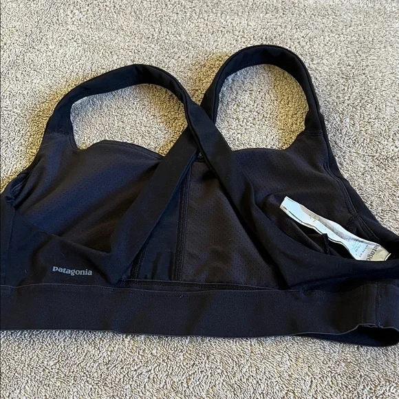 Patagonia Midnight Black Sports Bra - Picture 2 of 5